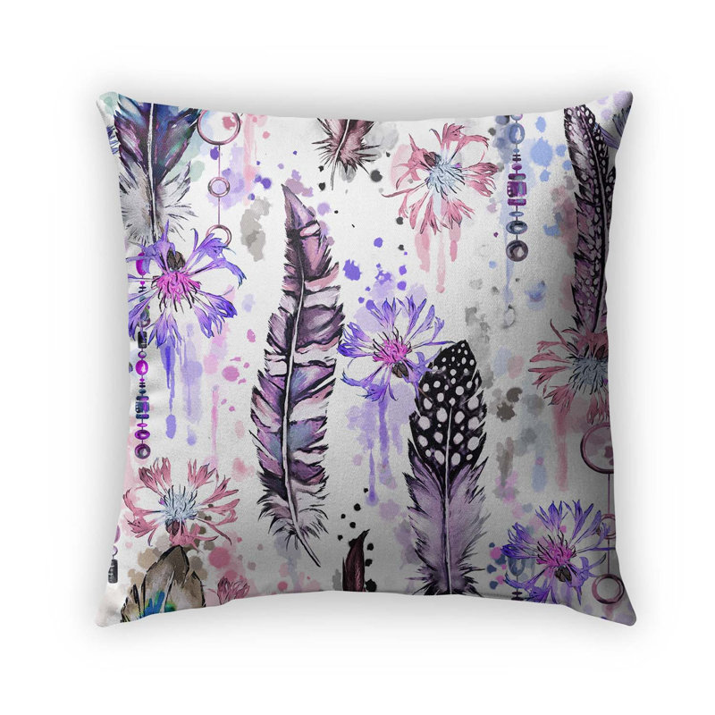 Housse de coussin carrée extérieure/insert, 18" x 18"