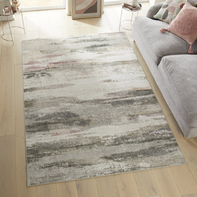 Keira Abstract Machine Printed Area Rug, Rectangle 120 x 180 cm