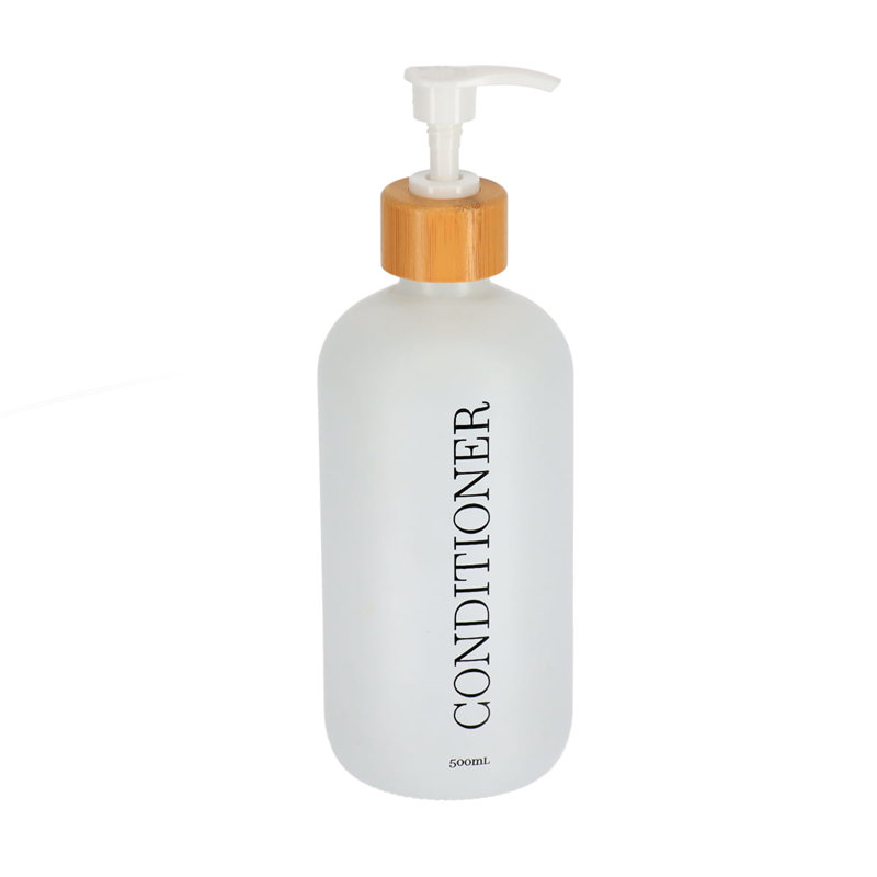 Matte White Conditioner Dispenser 17 fl oz (500ml), White
