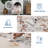 Floral Machine Washable Rug with Non-Slip Backing, Stain-Resistant Soft Low Pile Floor Mats, Foldable Farmhouse Indoor Carpet for Bedroom, Nursery-1987441717