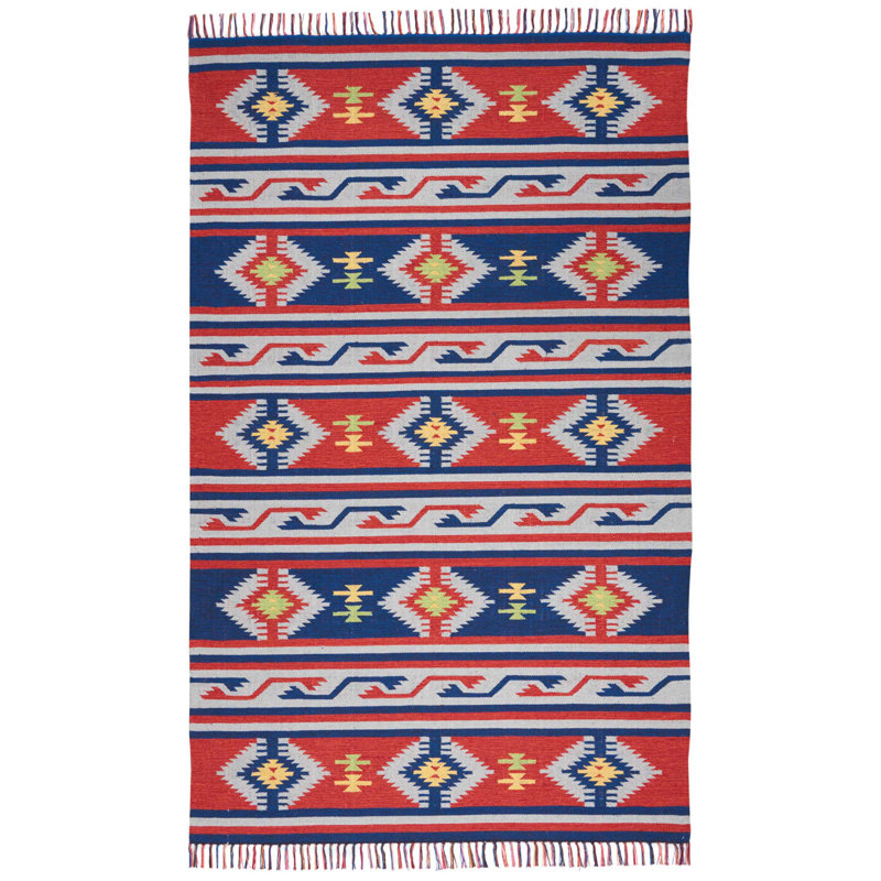 Brotherson Geometric Indoor Rug, Rectangle 8' x 10'