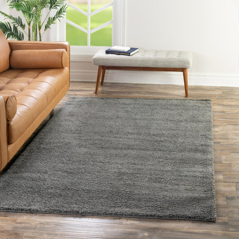 Zuniga Rug, Rectangle 6'1" x 9', Gray