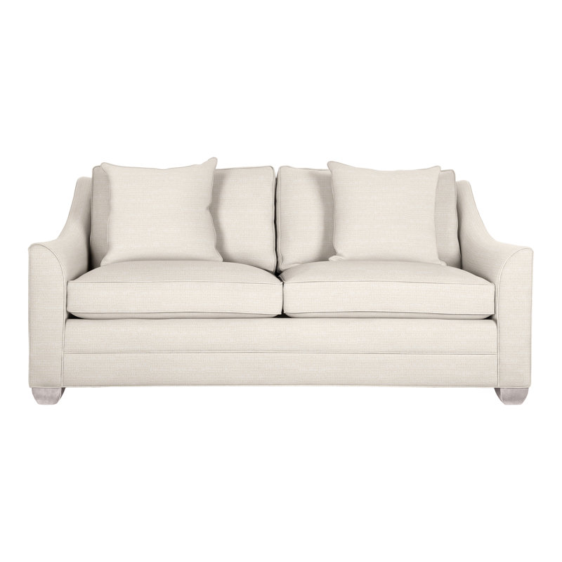 Nicholas Upholstered 79'' Sofa, Dove Grey, Perigold In The Loop Sea Salt