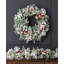 Snowy Cottage 60in Mantel Swag Pre-Lit with 70 LED Fairy Lights B/O