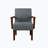 Wood Frame Armchair Set of 2-191973299