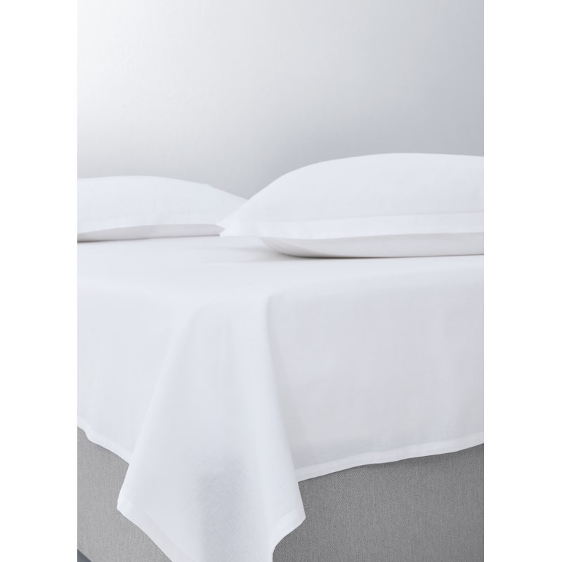 100% Cotton Pillowcase, California King, White