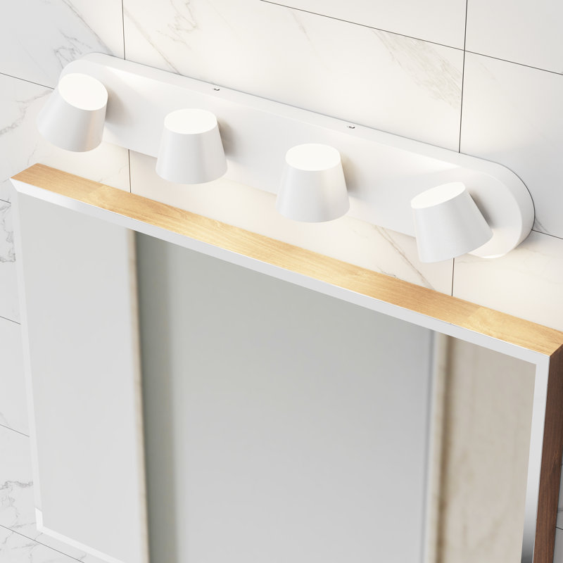 Boze Dimmable LED Vanity Light, White, 4