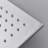 Rain Fixed Shower Head 2.5 GPM GPM