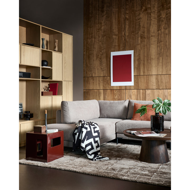 Solid Wood Pedestal Coffee Table