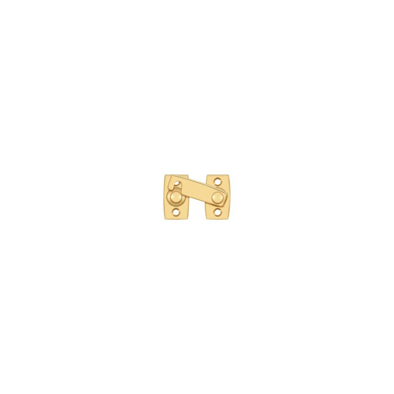 Brass Latch/Catch/Bolt, PVD Bright Brass