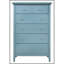 Commode Hammond G5480-CH, bleu sarcelle