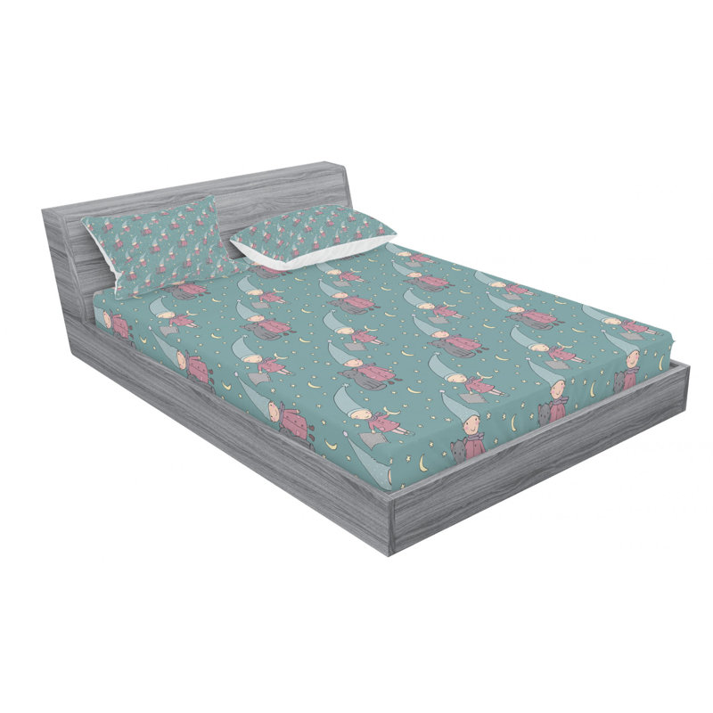 Microfiber Sheet Set, Full Sheet Set with Fitted Sheet