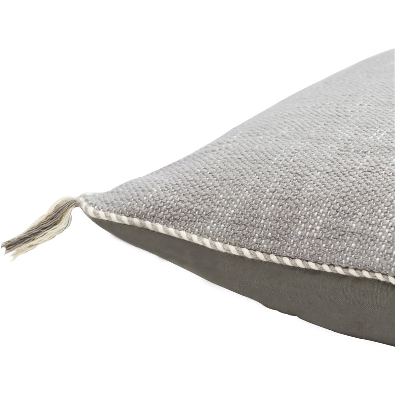 Housse de coussin Tenor, H 22 po x l 22 po, Crème / Noir