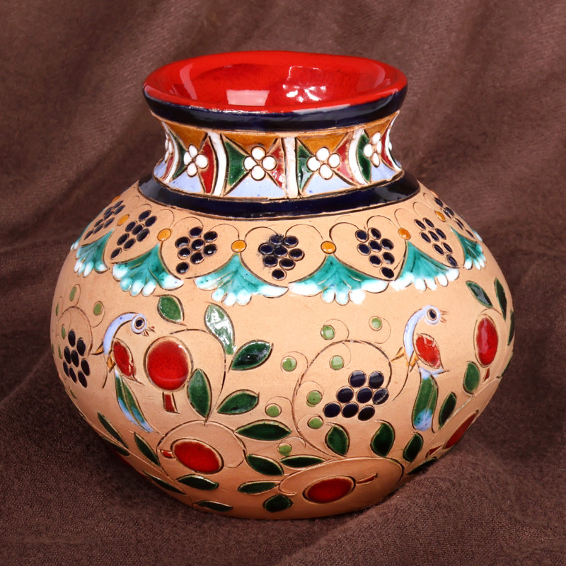  Handmade Royal Omens Ceramic Mini Vase