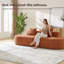 Canapé de 105,5 po en chenille sans os, canapé à compression avec 2 coussins décoratifs, aucun assemblage requis, canapé-lit confortable dans une boîte, canapé moderne pour le salon-946102205