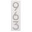 Floating 1-Line Wall Address Plaque-134111099-134110995-134106667