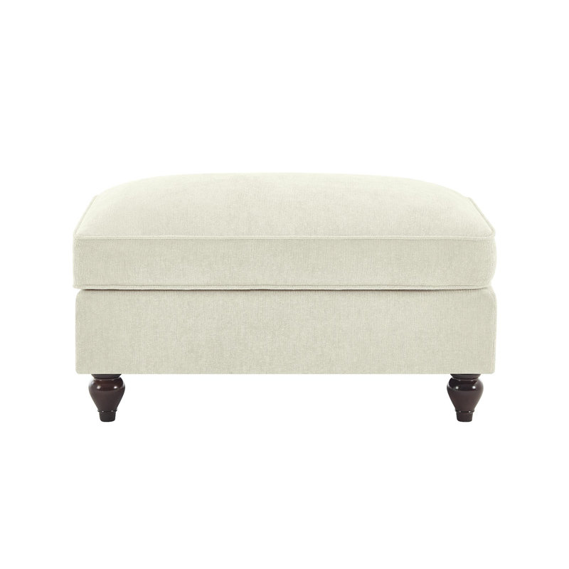 Ottoman Chenille -Beige+White, Beige+White