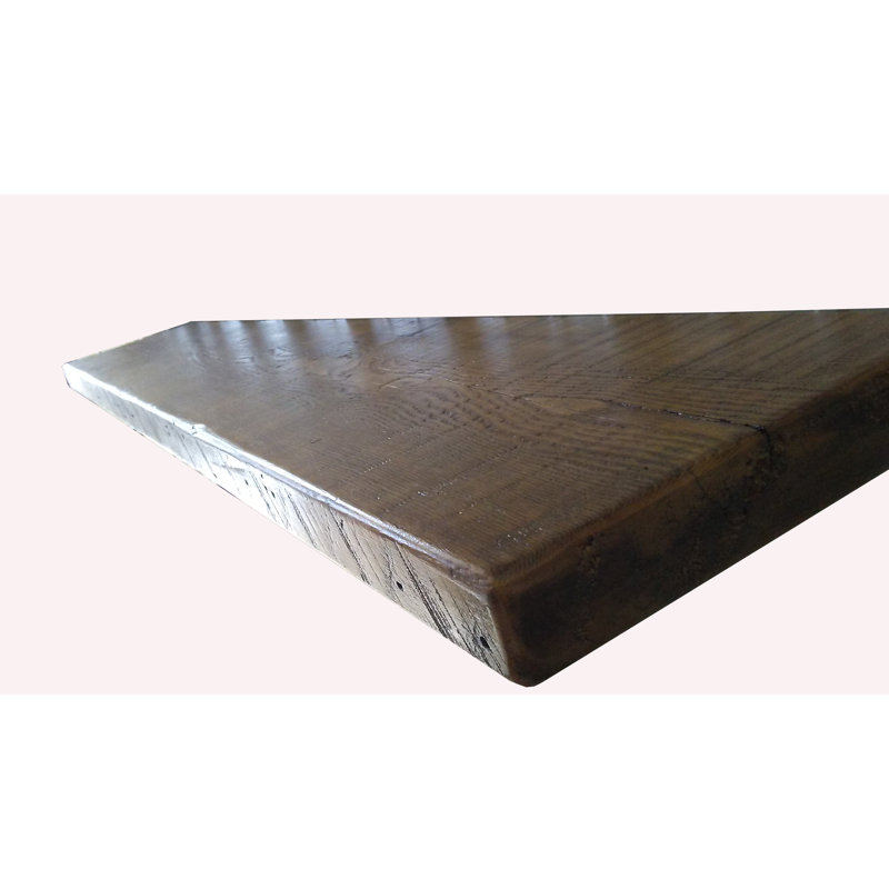 Pine Accent Shelf with Reclaimed Wood, 1.75" H x 12" W x 6" D