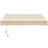 Topbuy 96'' W Polyester Cover Retractable Patio Awning-95985277