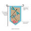 Drapeau de jardin à double face 18 x 13 po Libellules