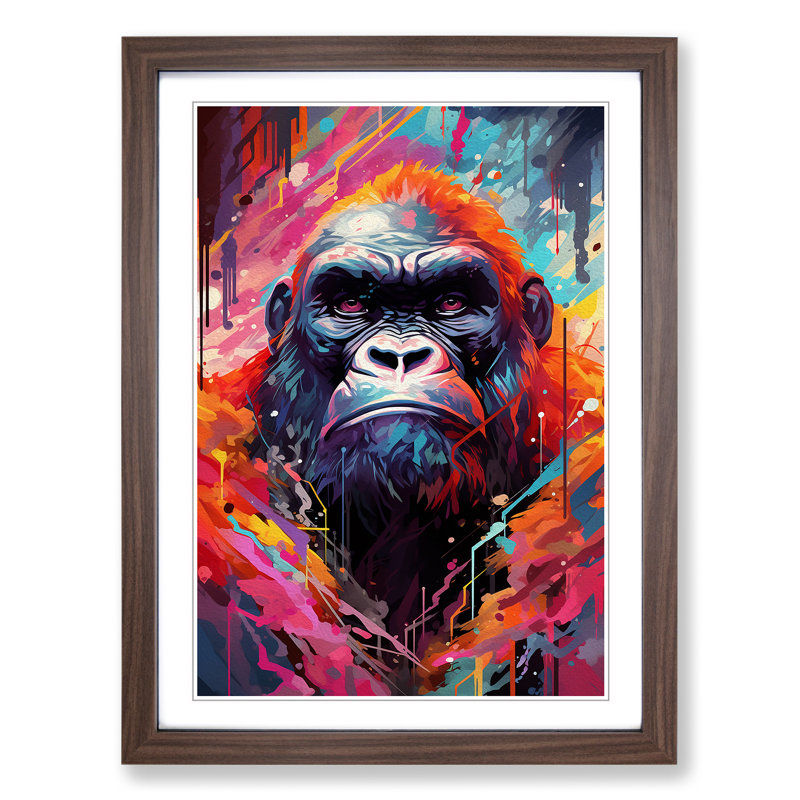 Gorilla Futurism No.2 - Framed Print