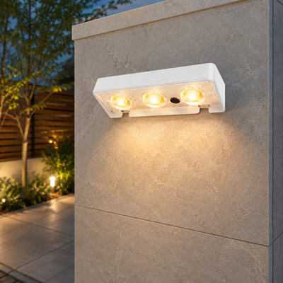 12-Pack Solar Fence and Deck Lights | 9 Fixed Colors plus Color-Changing Mode, IP65 Waterproof and Dusk-to-Dawn LED Lighting for Patios, Railings, Pools, Porches, Backyards and Walls