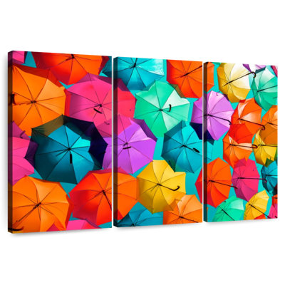 Parasols colorés Kerner - ciel turquoise III