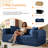 Boneless 81" Convertible Sleeper Sofa Bed with 2 Pillows，2 in 1 Pull Out Cloud Sofa Bed,Corduroy Folding Mattress Couch for Living Room Bedroom-1686737880-1690147732