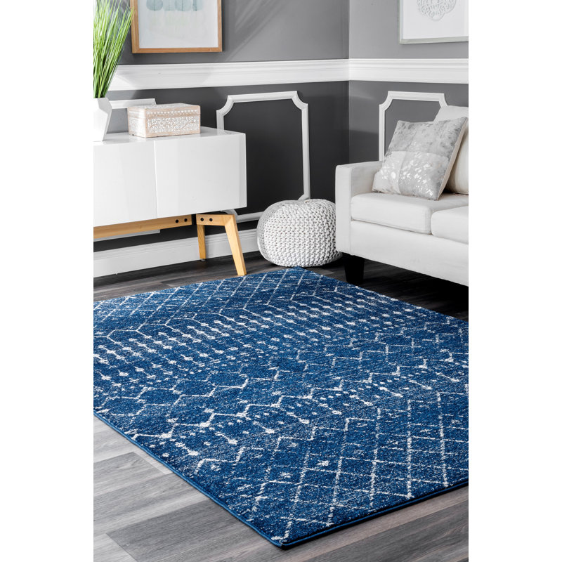 Tokarz Geometric Hand Woven Area Rug, Rectangle 244 x 305cm