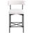 Hisayo Upholstered Counter Stool with Iron Frame-88514416
