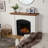 Anika 49" W Electric Fireplace with Mantel
