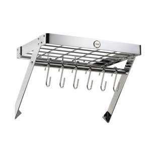 Metro Metal Wall Mounted Pot Rack