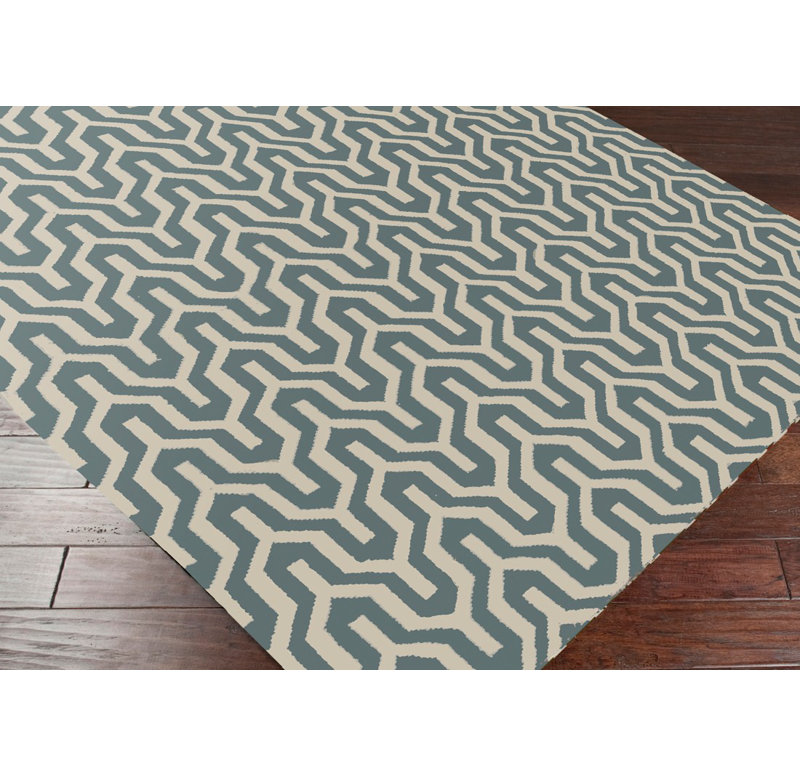 Irving Place Wool Geometric Indoor Rug, Rectangle 3'6" x 5'6"