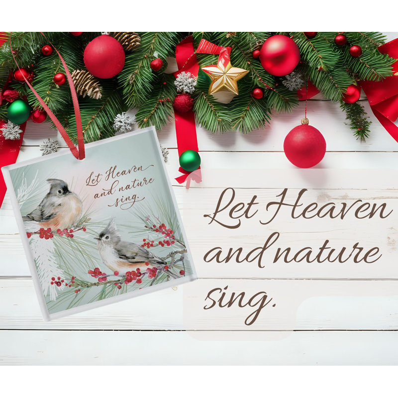 Ornament Let Heaven And Nature Sing