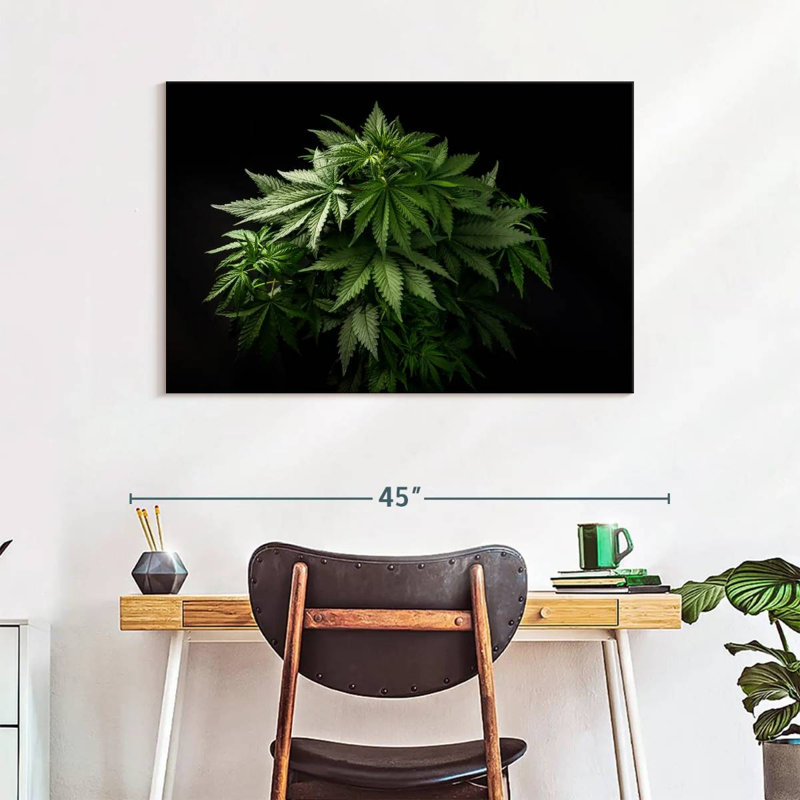 Senne Marijuana Cluster, 26" H x 39" W