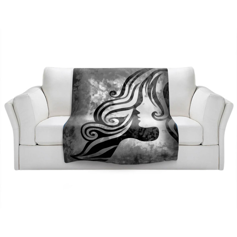 Hand Woven Throw Blanket, 51" x 60"