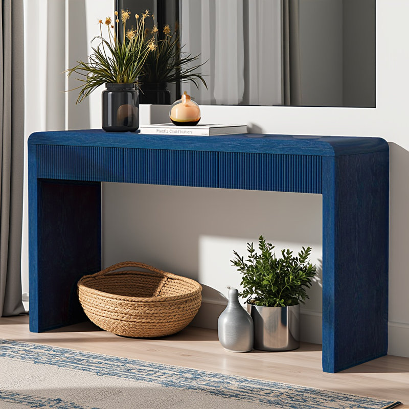 Console 3 tiroirs Rustic, Marine