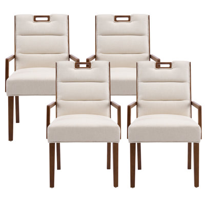 Fauteuils de salle à manger rembourrés Linden