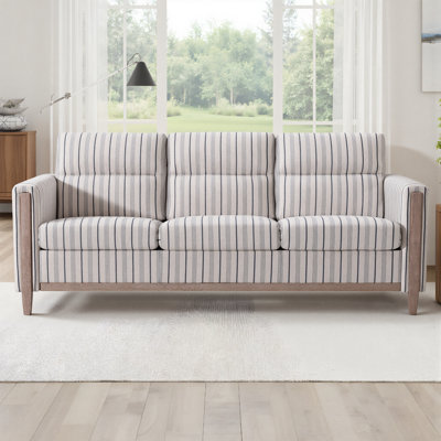 Canapé moderne en bois durable, mélange de polyester, idéal pour le salon