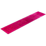Overdyed Hand-Knotted Wool Modern-Contemporary Pink Runner 2' 6" x 12' 7"
