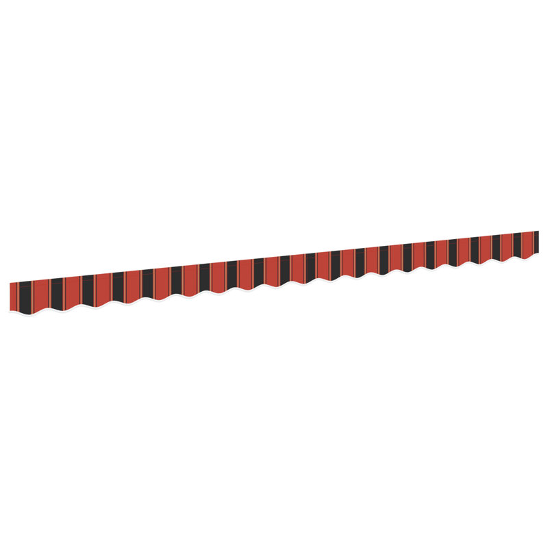 Breakwater Bay 20cm D Retractable Patio Awning, Multicolor Striped, 380 cm W x 20 cm D