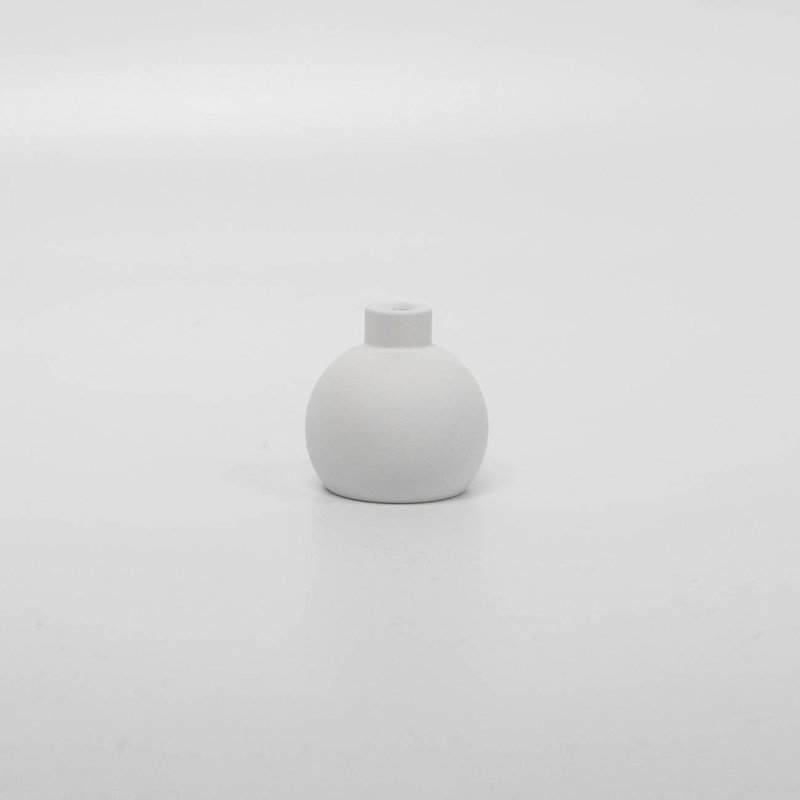 ROUS Hardware Mid Century Modern Sphere Knob, Snow (White)