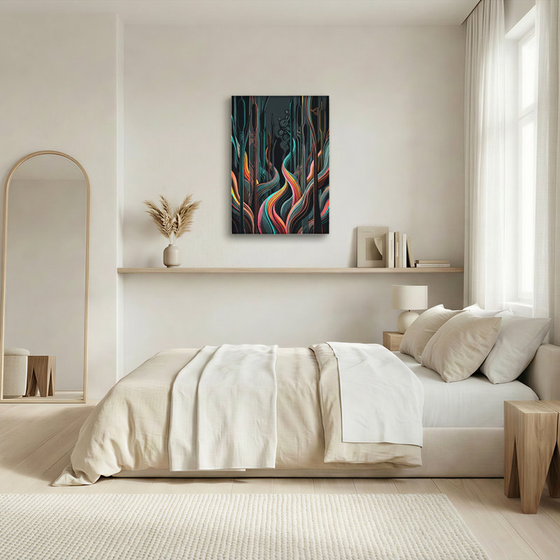 «Abstract Waves», reproduction d'art sur toile, ensemble de 1, H 36 po x l 24 po, Toile tendue