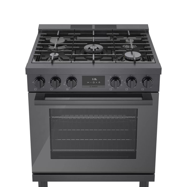 800 Series 30" 4 cu. ft. Freestanding Dual Fuel Range with True European Convection