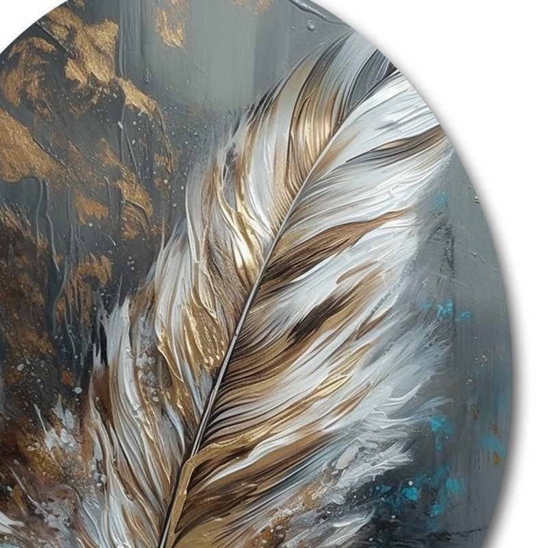 Plume d'or Crellin Wanderlust III, H 23 po x l 23 po x P 1 po