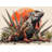 Iguana Reptile Wild Polyester Blackout Filters Out A Lot Of Light Curtain Single Panel-97347259