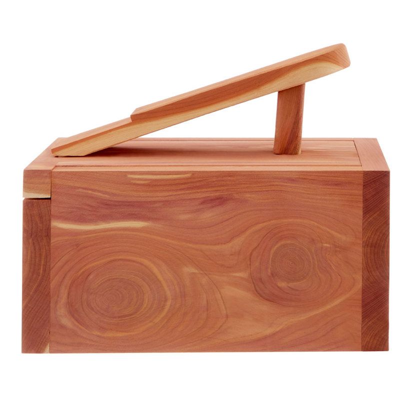 Cogar 12 Pair Solid Wood Shoe Storage Box