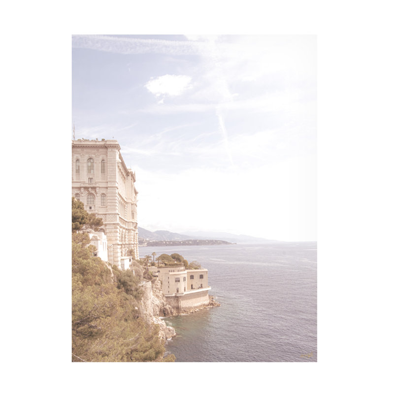 «Life Beautifulee Monte Carlo Bluff», art sur toile, H 19 po x l 14 po