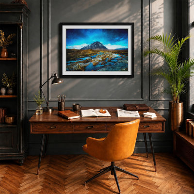 Glencoe in Scotland - Framed Print