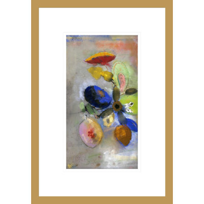 Fleurs par Odilon Redon - Impression sur toile